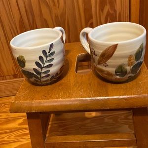 Beautiful two mugs good for any kind liquid